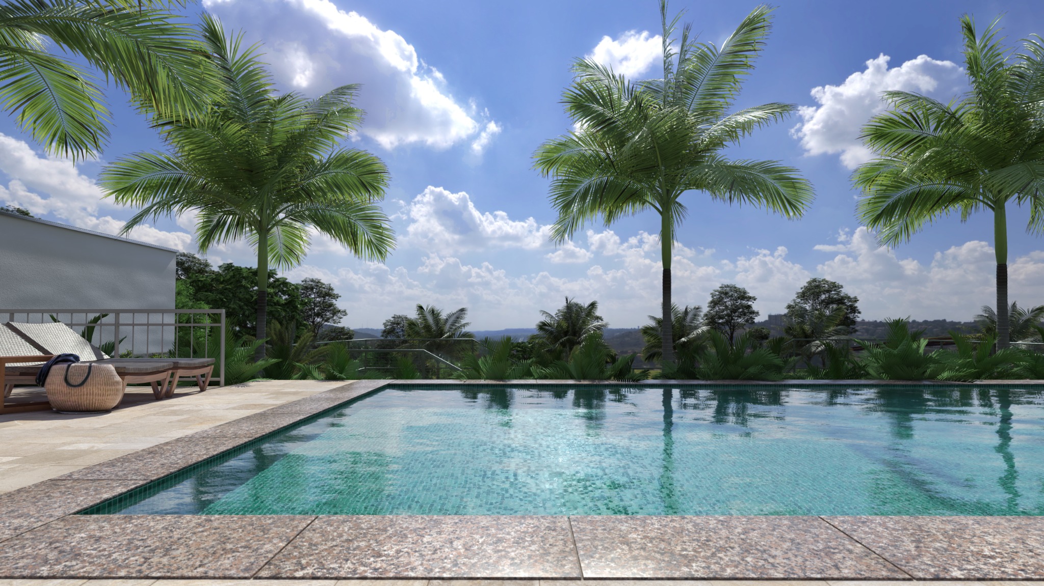 Área de piscina